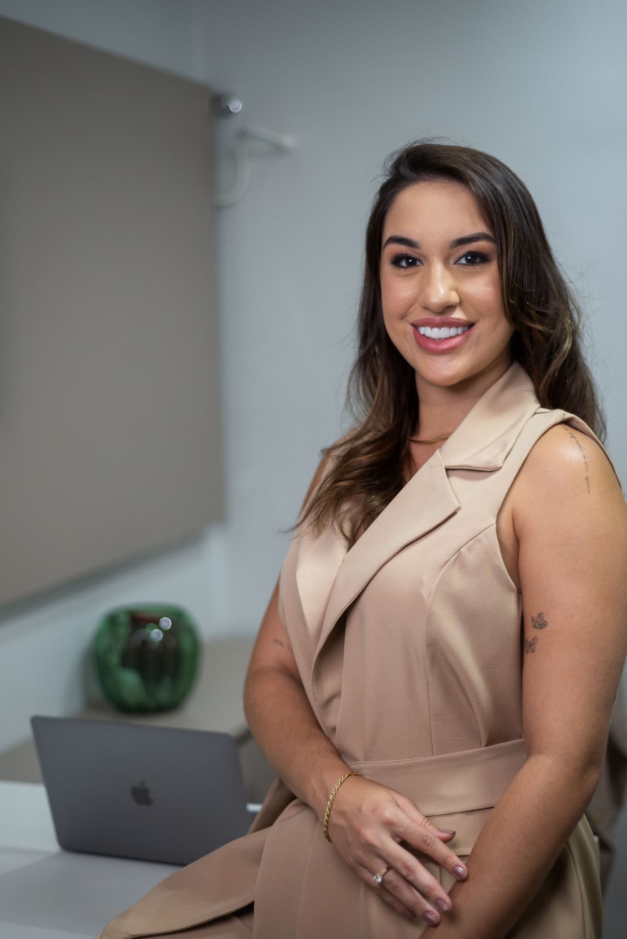 Dra. Ana Júlia Moura Andrade na clínica Ilumina